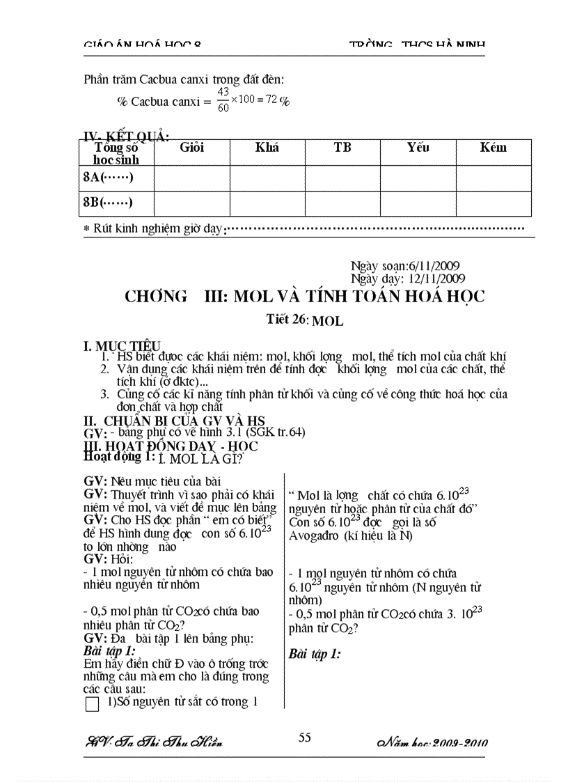 image for page Giao an hoa 8 da chinh sua