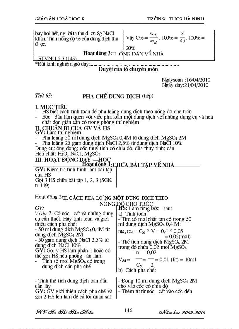 image for page Giao an hoa 8 da chinh sua