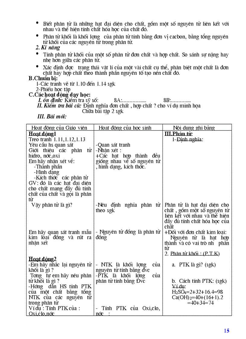 image for page Giao an hoa 8 day du muc tieu