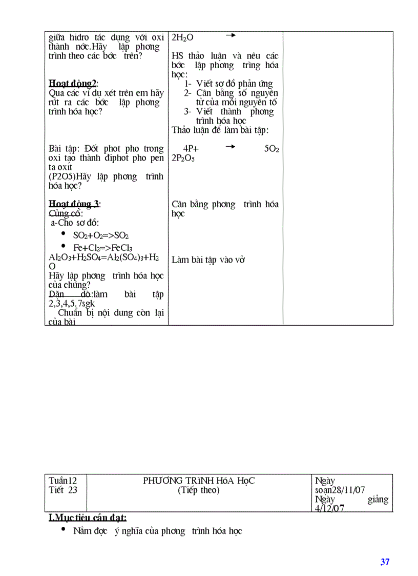 image for page Giao an hoa 8 day du muc tieu