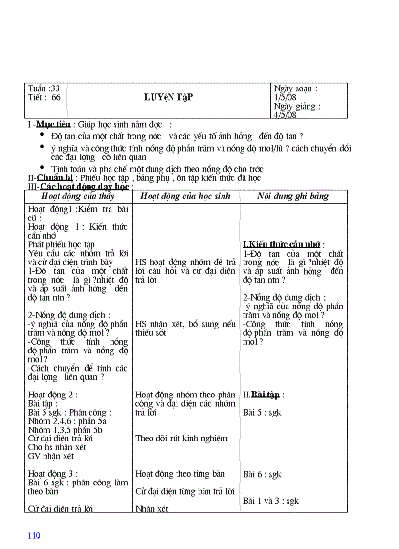 image for page Giao an hoa 8 day du muc tieu