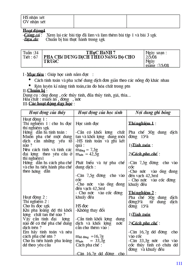 image for page Giao an hoa 8 day du muc tieu