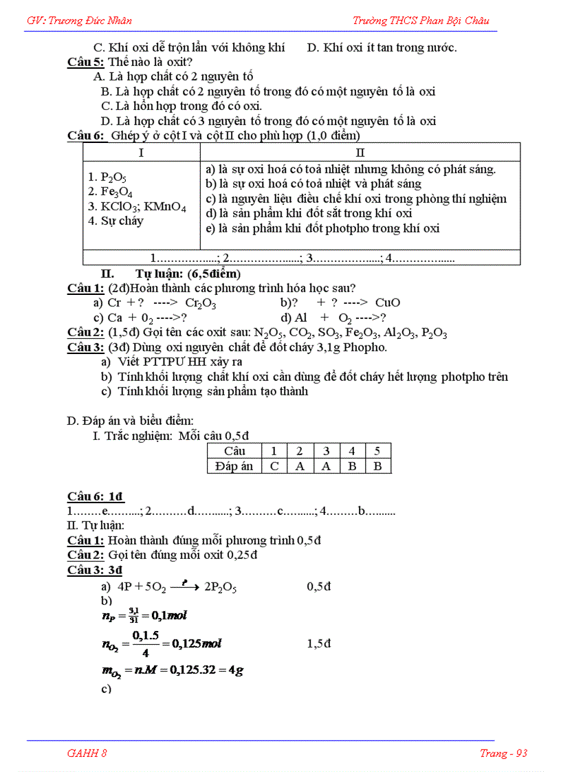 image for page Giao an hoa 8 day du