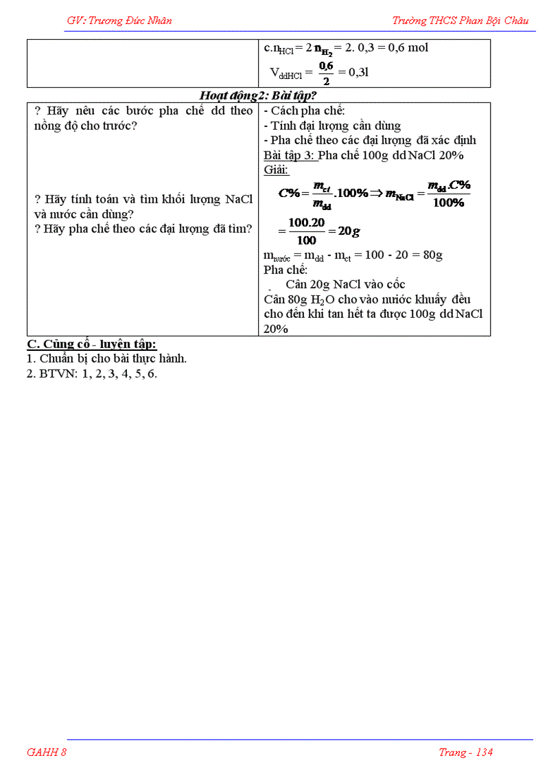 image for page Giao an hoa 8 day du