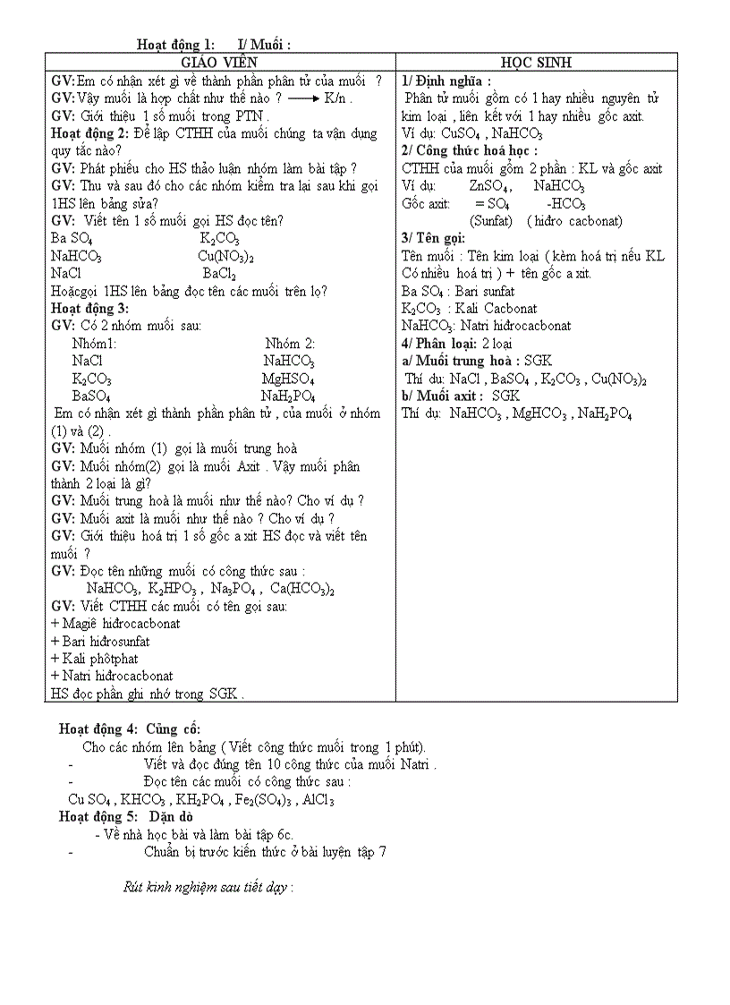 image for page Giáo án Hóa 8 HK 2 2 cột Font Unicode