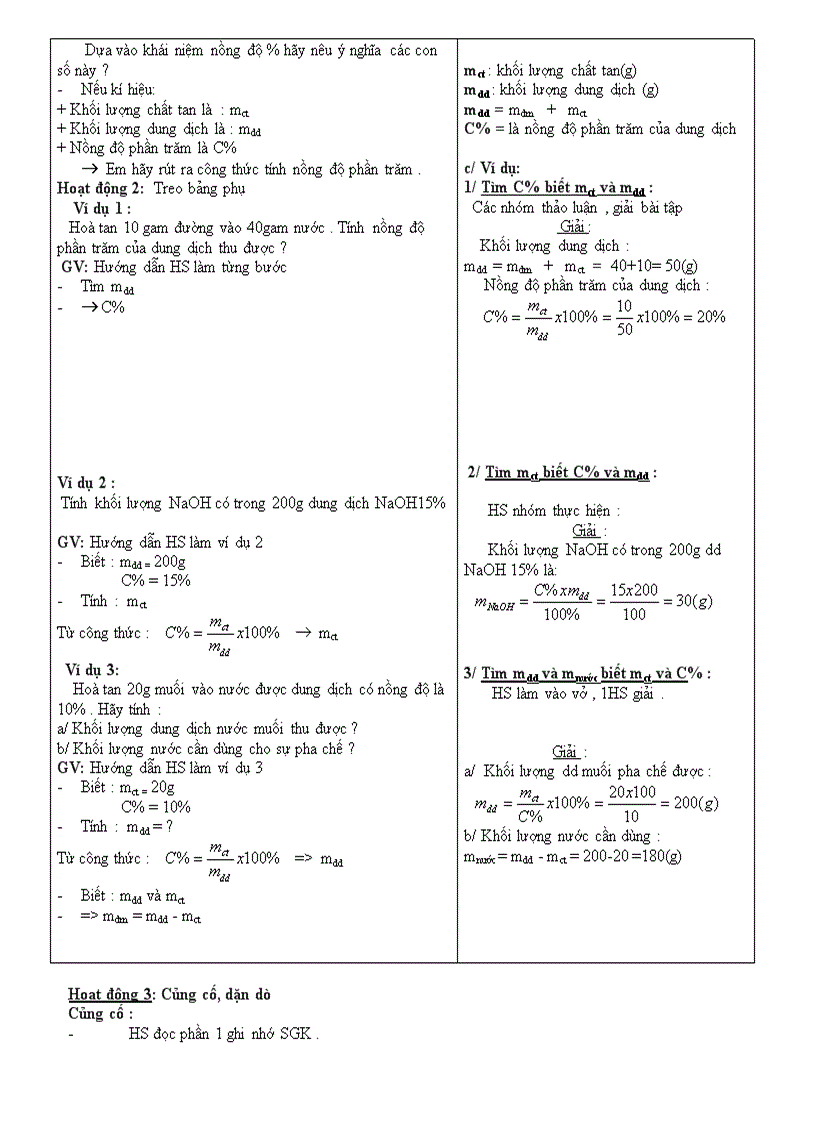 image for page Giáo án Hóa 8 HK 2 2 cột Font Unicode