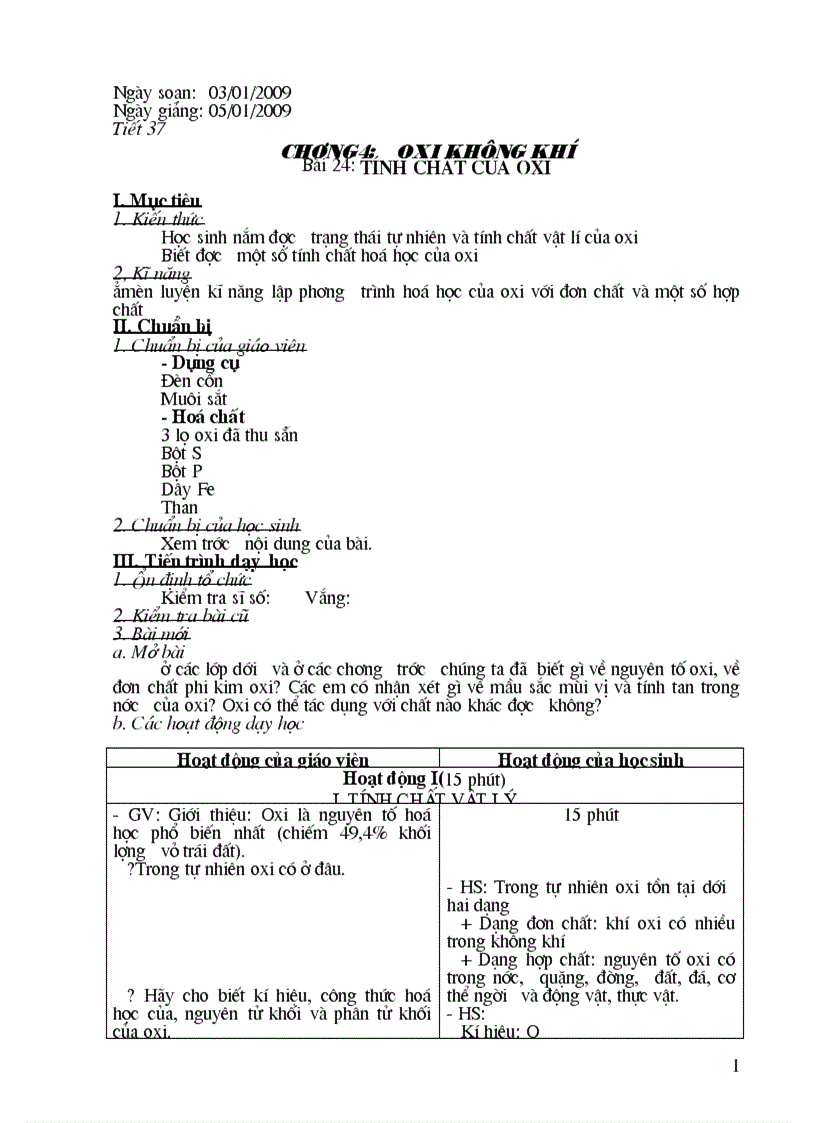 image for page Giáo án hóa 8 hk II Soạn theo TKBG