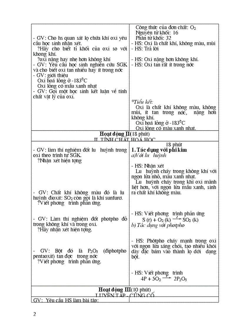 image for page Giáo án hóa 8 hk II Soạn theo TKBG