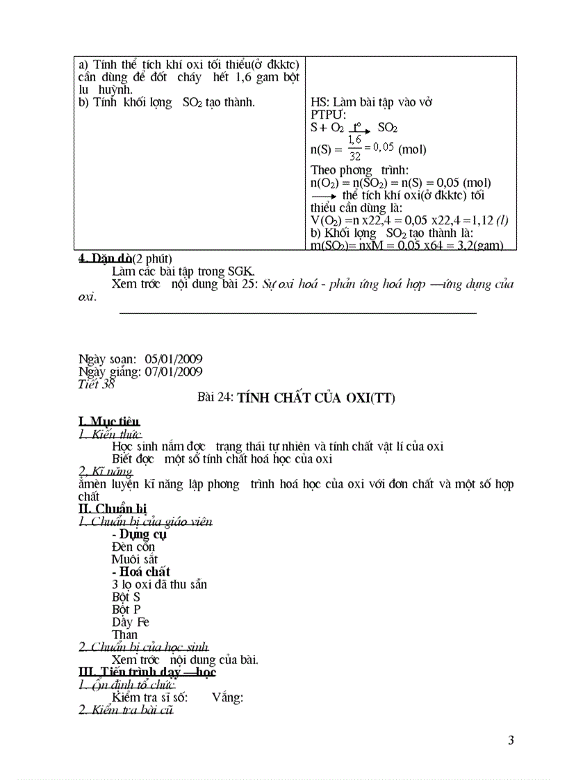 image for page Giáo án hóa 8 hk II Soạn theo TKBG