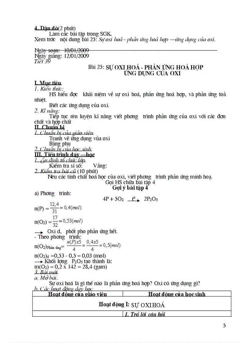 image for page Giáo án hóa 8 hk II Soạn theo TKBG