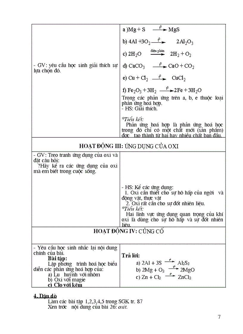 image for page Giáo án hóa 8 hk II Soạn theo TKBG