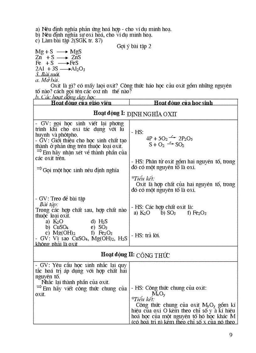 image for page Giáo án hóa 8 hk II Soạn theo TKBG