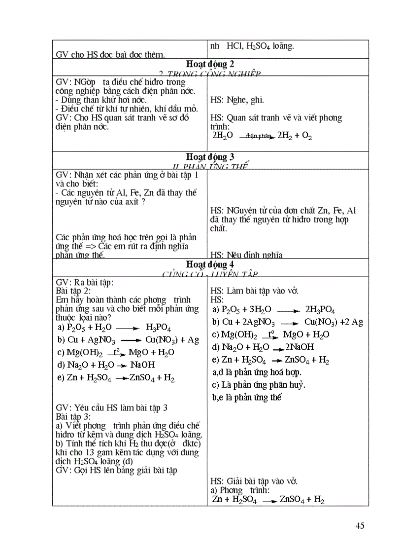 image for page Giáo án hóa 8 hk II Soạn theo TKBG