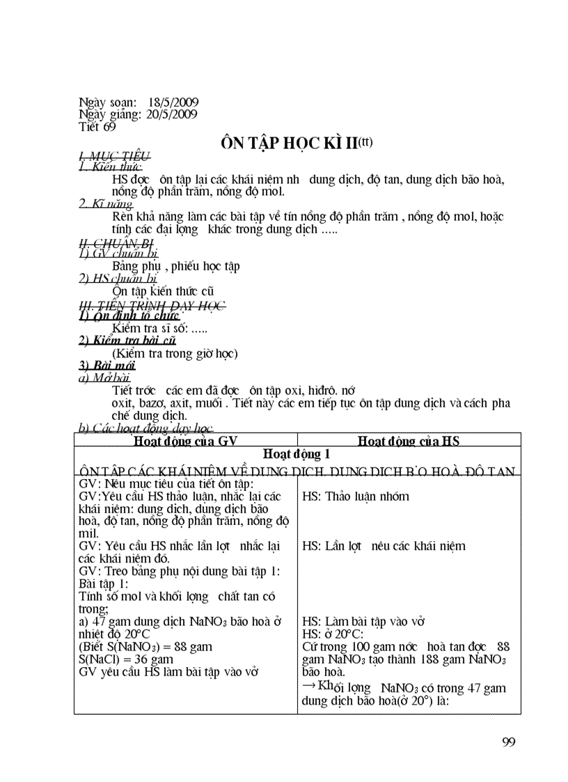 image for page Giáo án hóa 8 hk II Soạn theo TKBG