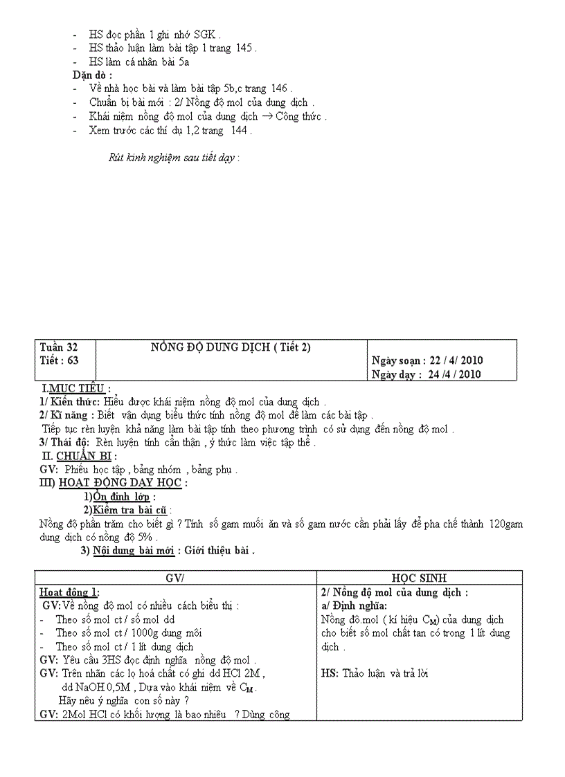 image for page Giáo án hóa 8 HkII cực hay