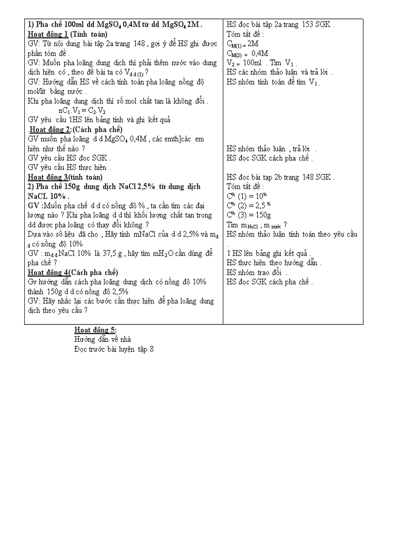 image for page Giáo án hóa 8 HkII cực hay