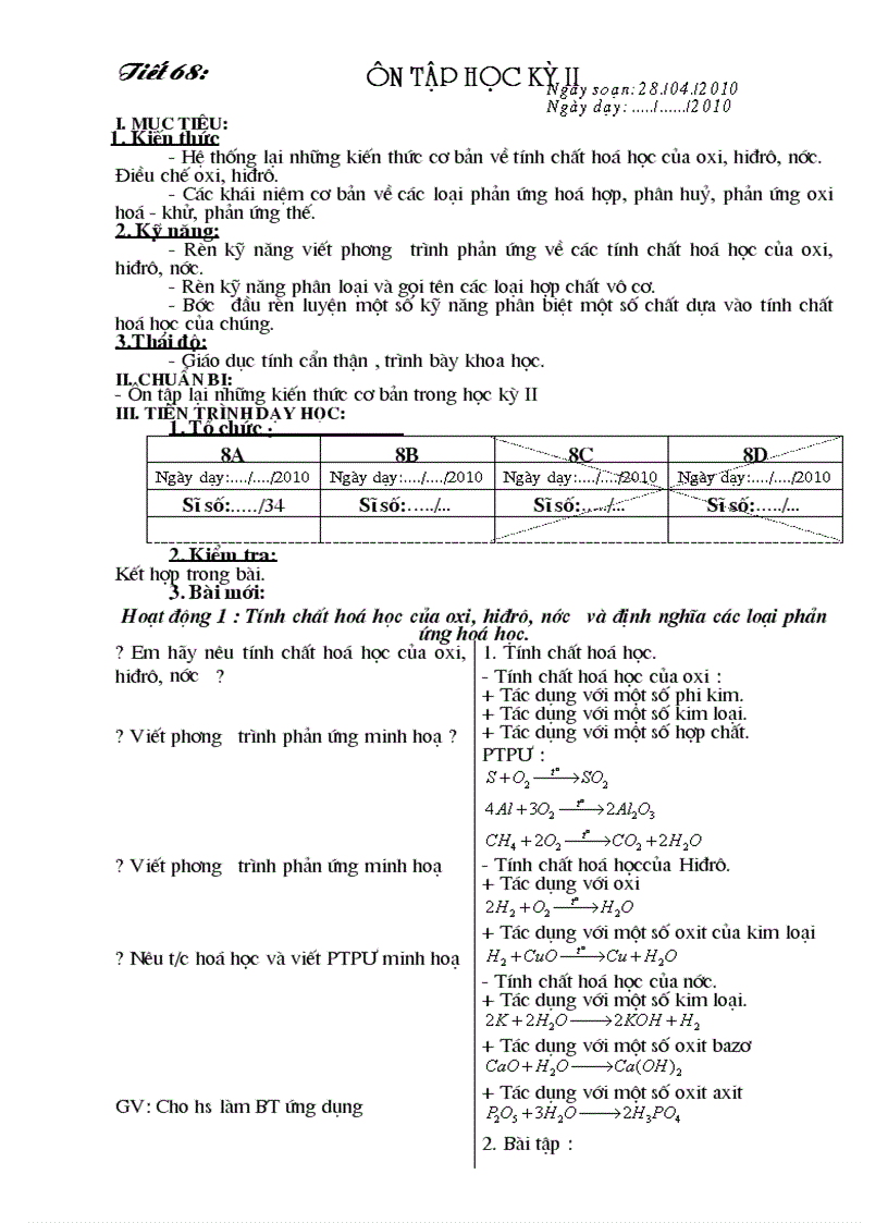 image for page Giao an hoa 8 ky ii