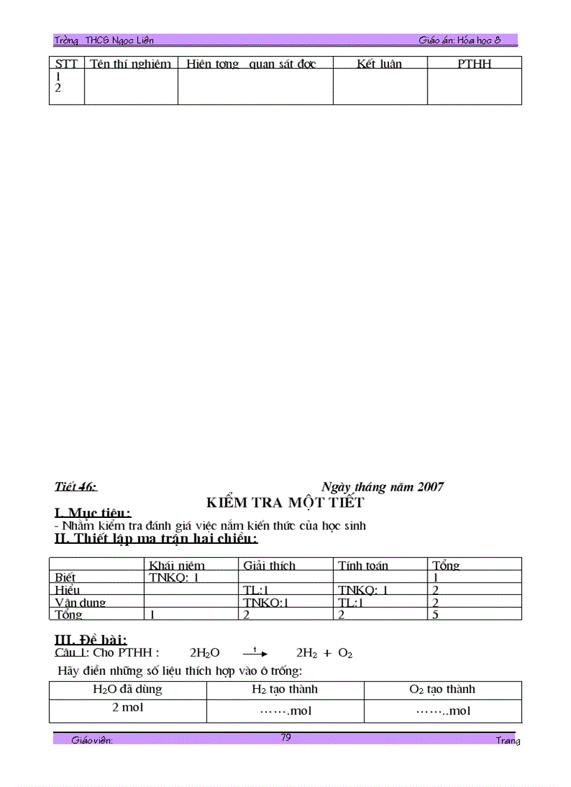 image for page Giáo án hóa 8 miễn bàn