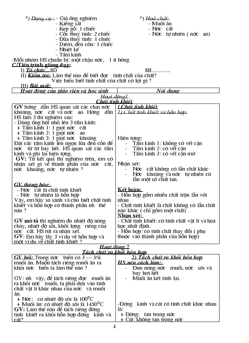 image for page Giao an hoa 8 theo chuan kien thuc moi nhat