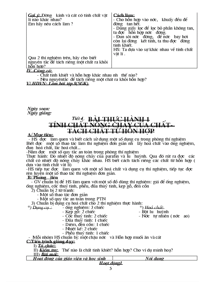 image for page Giao an hoa 8 theo chuan kien thuc moi nhat