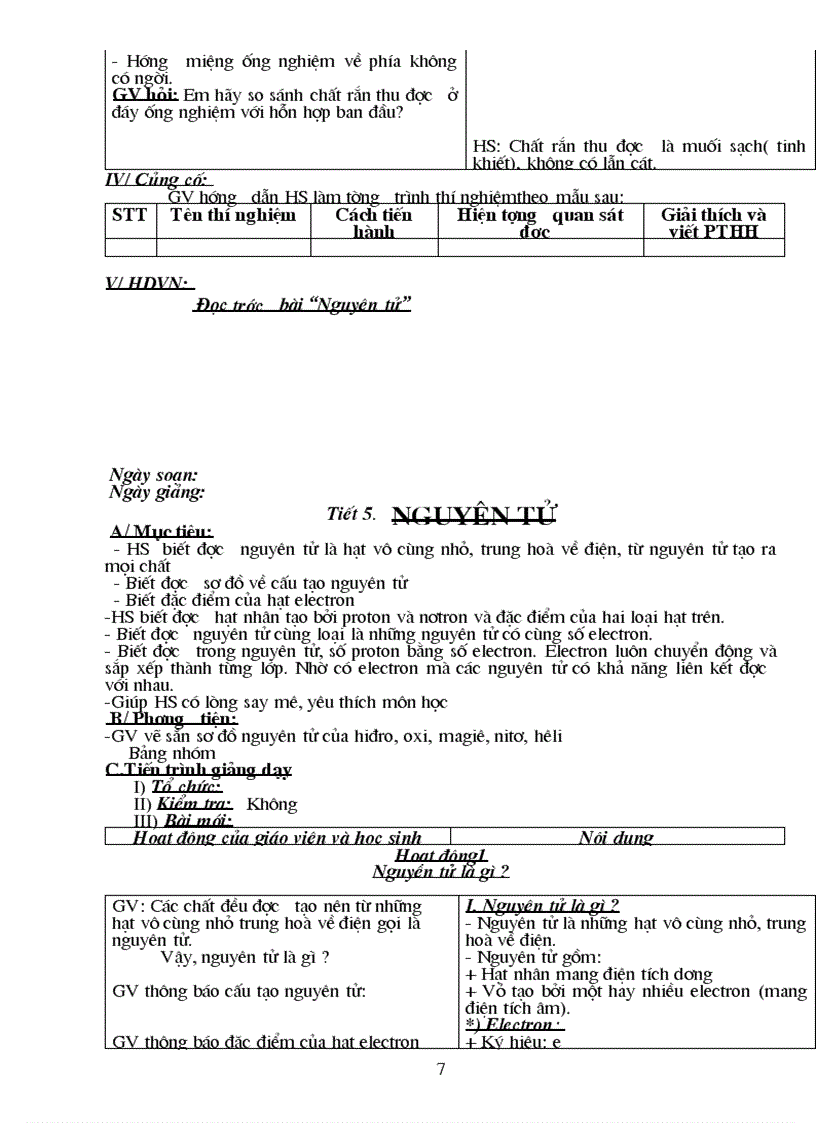 image for page Giao an hoa 8 theo chuan kien thuc moi nhat