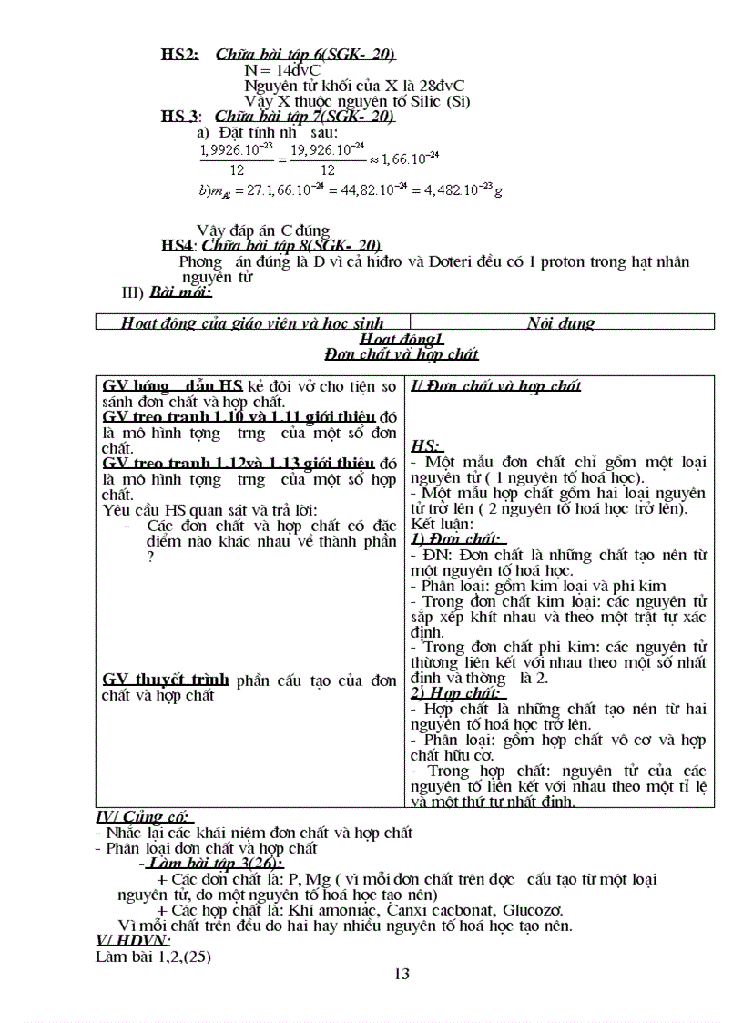 image for page Giao an hoa 8 theo chuan kien thuc moi nhat