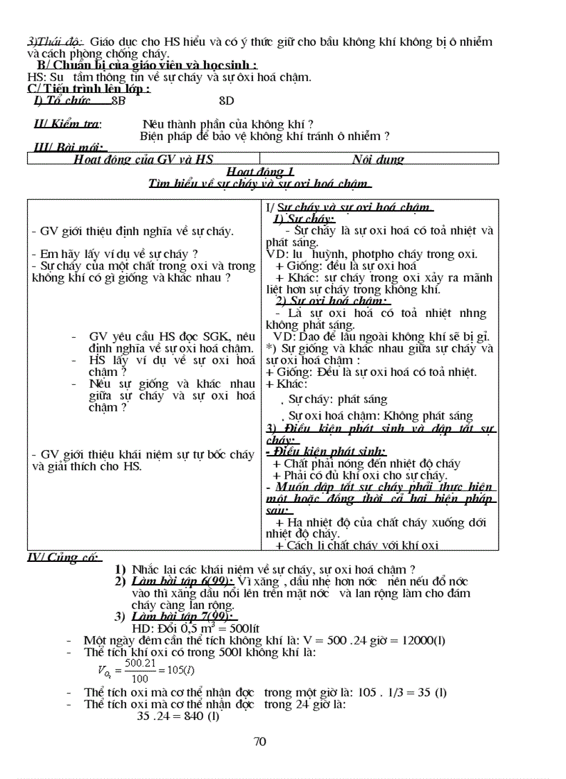 image for page Giao an hoa 8 theo chuan kien thuc moi nhat