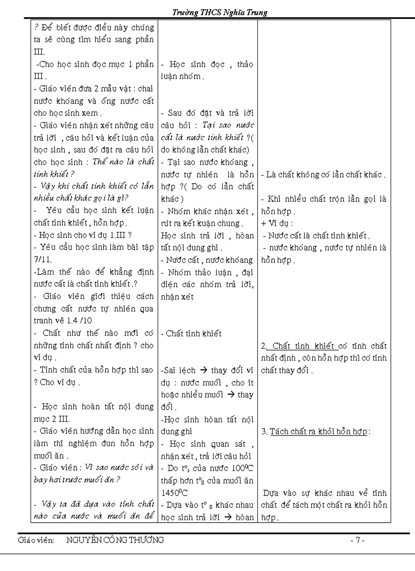 image for page Giao an hoa 8 theo chuan kien thuc