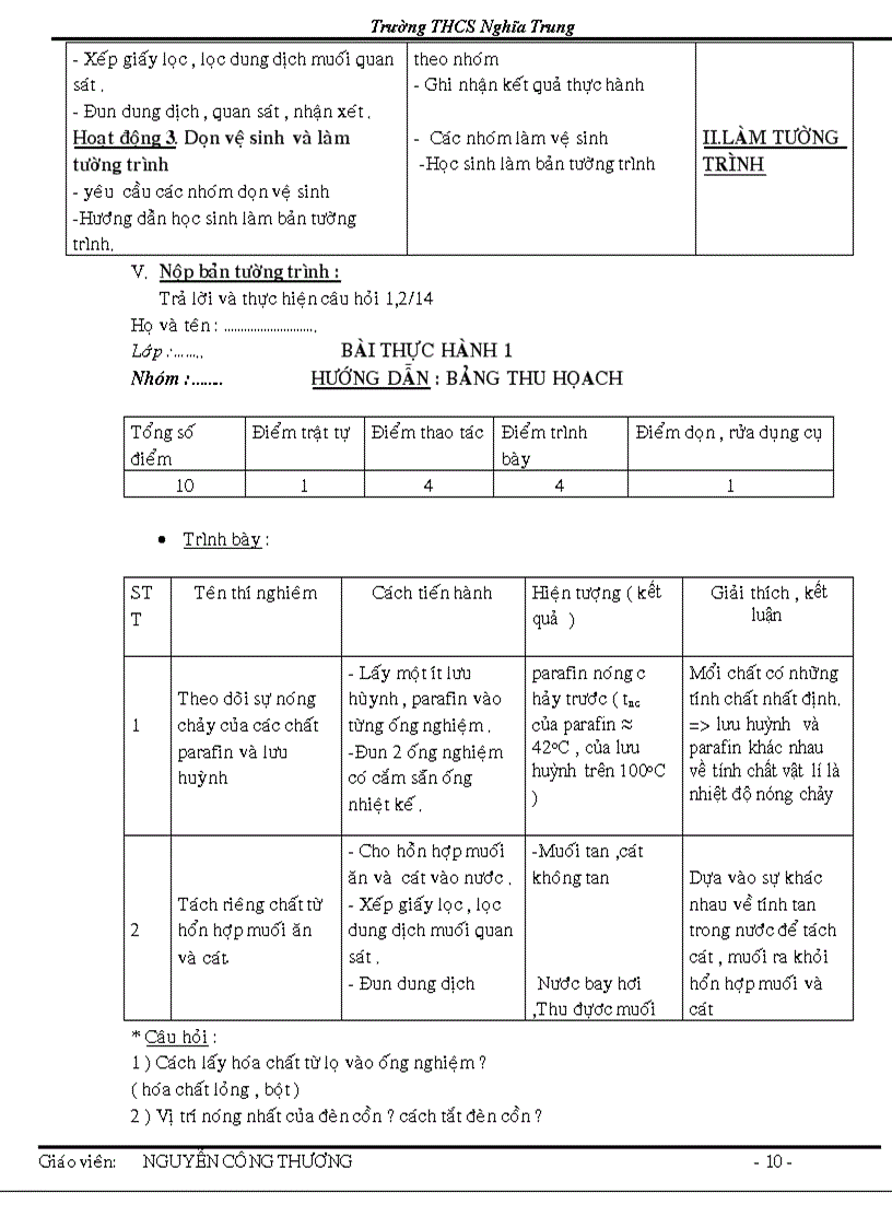image for page Giao an hoa 8 theo chuan kien thuc