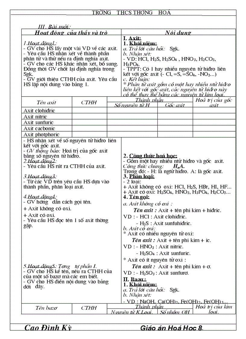 image for page Giao an hoa 8 theo chuan kt kn