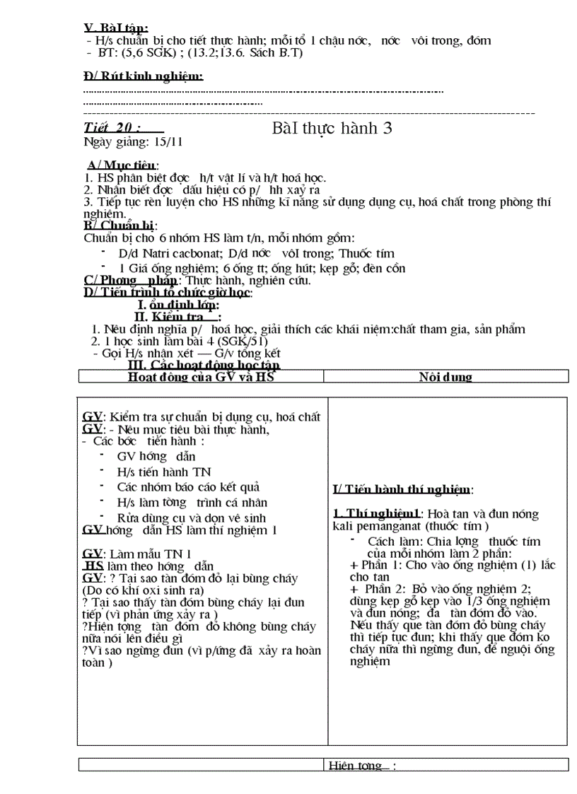 image for page Giáo án hóa 8 toàn tập