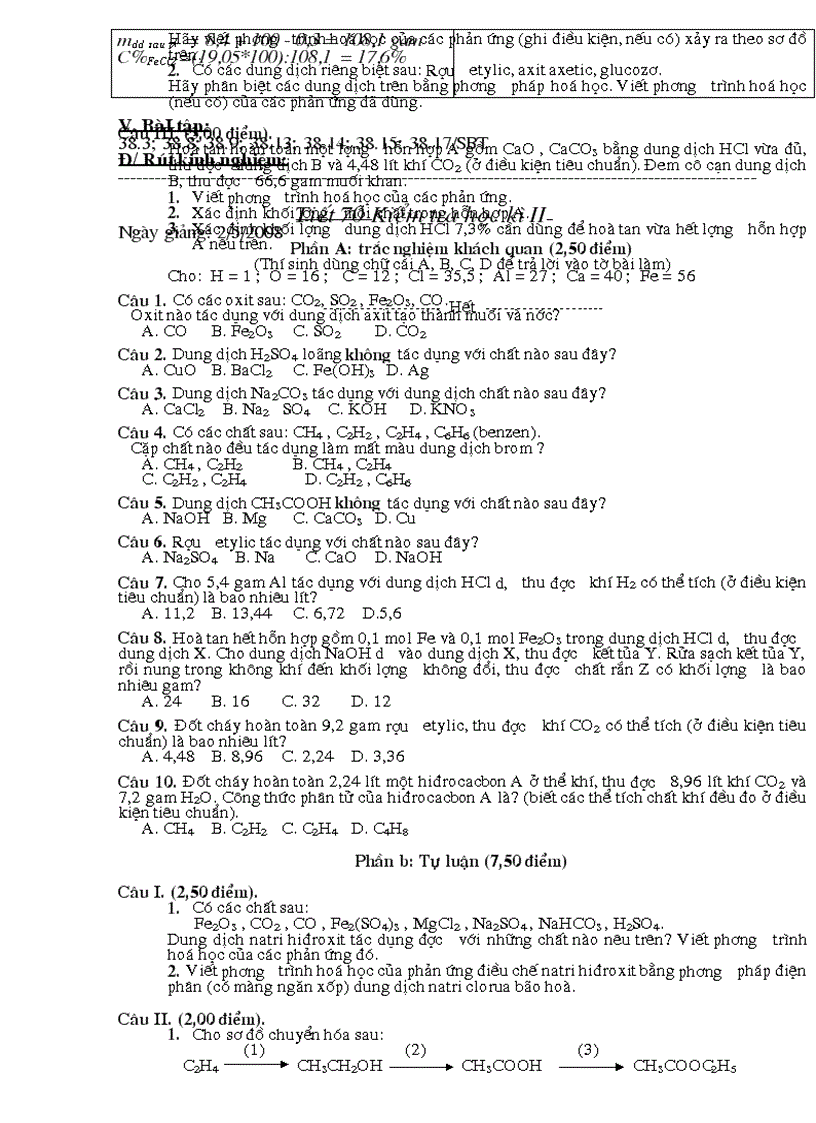 image for page Giáo án hóa 8 toàn tập