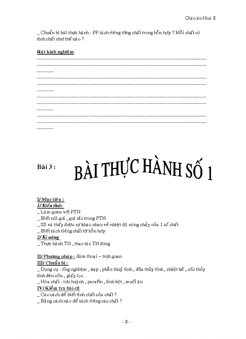 image for page Giáo án hóa 8 trọn bộ cực hay