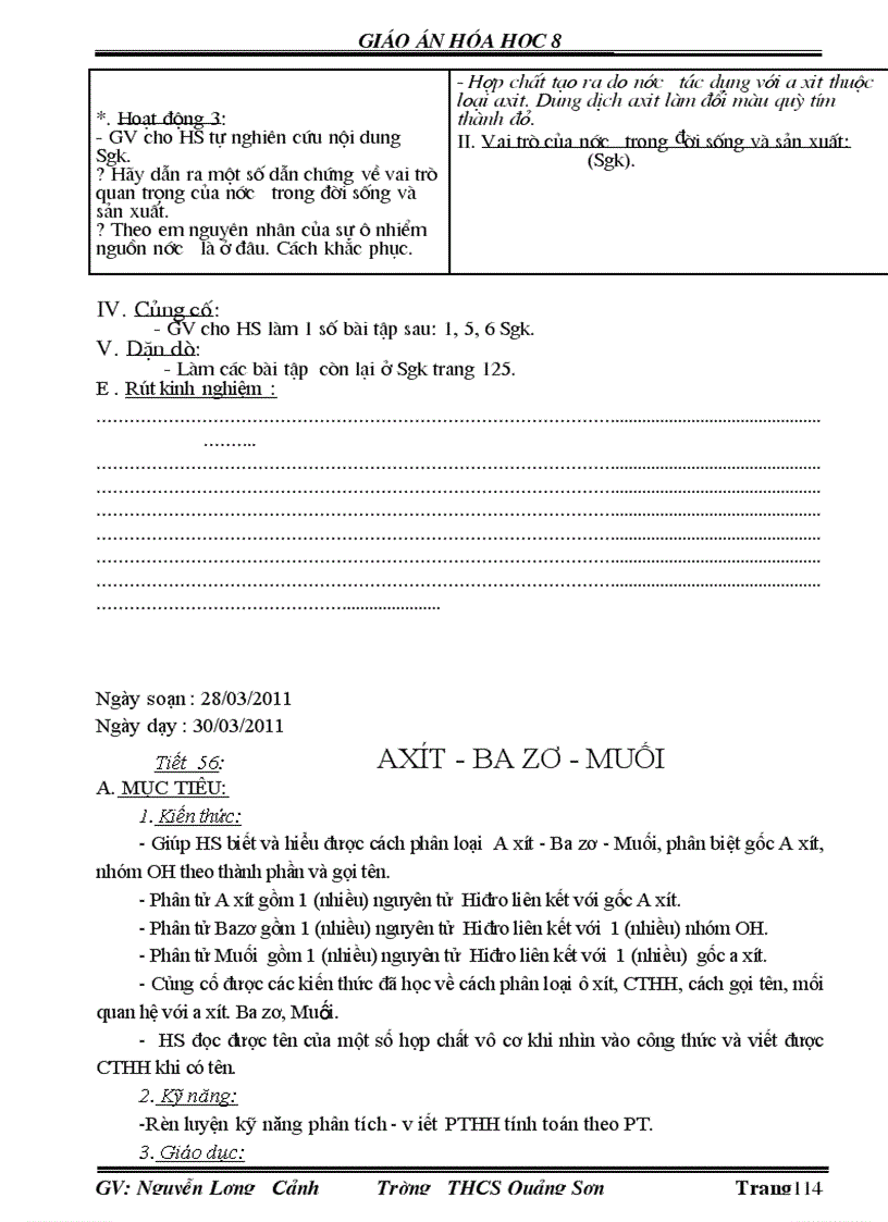 image for page Giáo án hóa 8 02