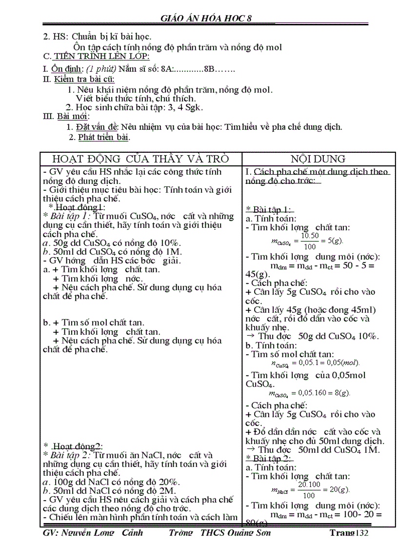 image for page Giáo án hóa 8 02