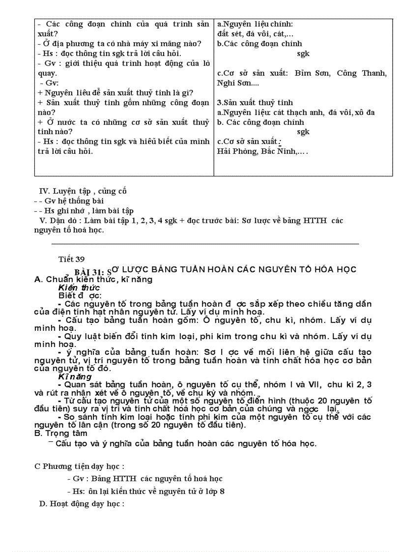 image for page Giao an hoa 8 9 CKT 2 cot