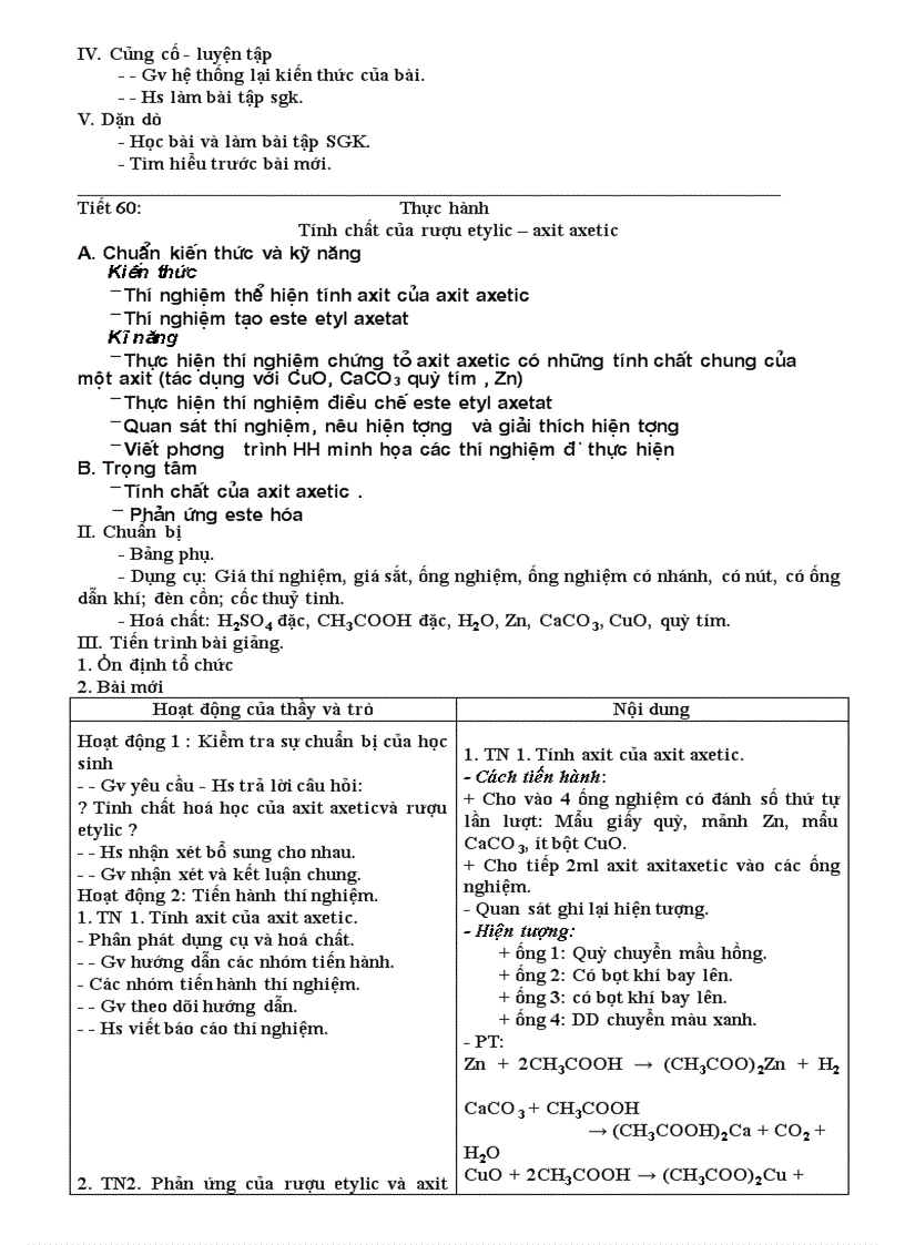 image for page Giao an hoa 8 9 CKT 2 cot