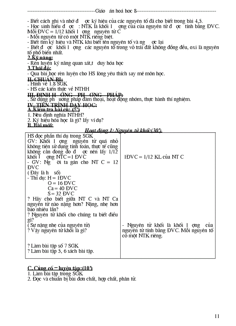 image for page Giáo án hóa 8 hang dep net