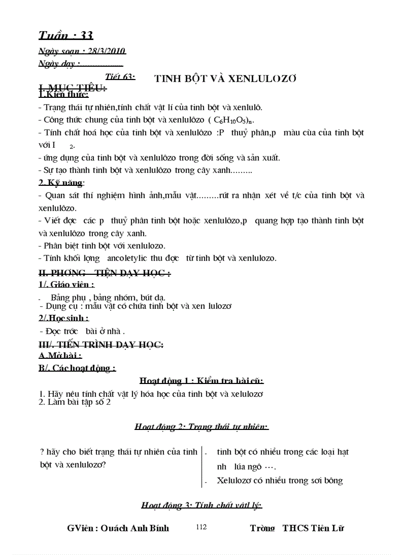 image for page Giao an Hoa 9 cuc chuan