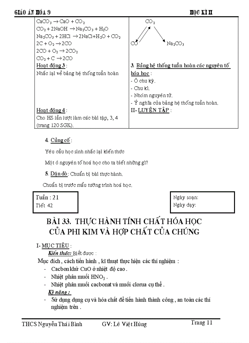 image for page Giáo án hóa 9 hkii apr