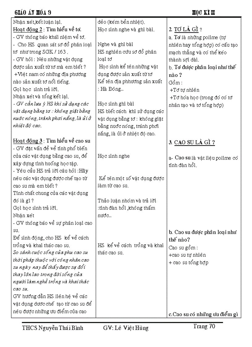 image for page Giáo án hóa 9 hkii apr