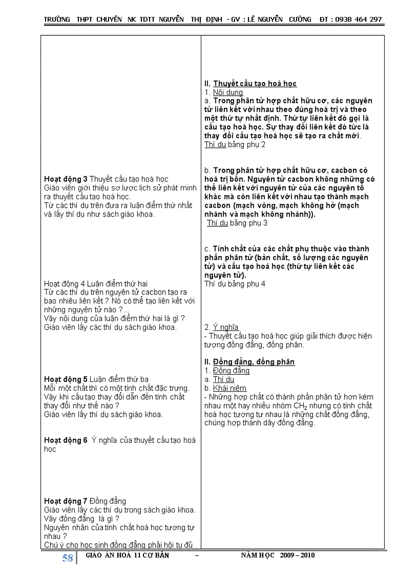 image for page Giao an hoa hoc 11 cb hk 1