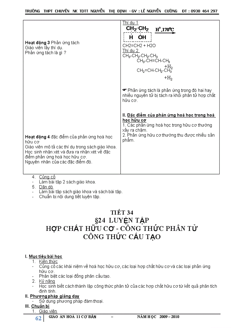 image for page Giao an hoa hoc 11 cb hk 1