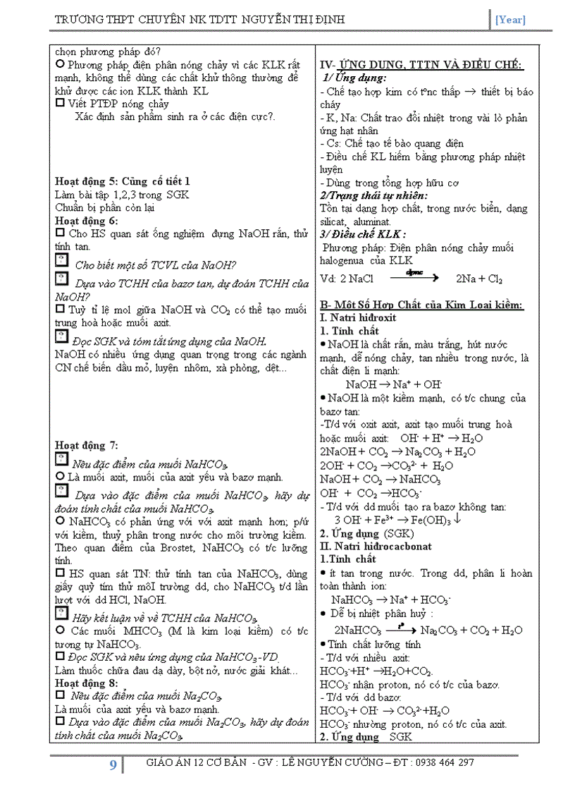 image for page Giao an hoa hoc 12 cb hk2