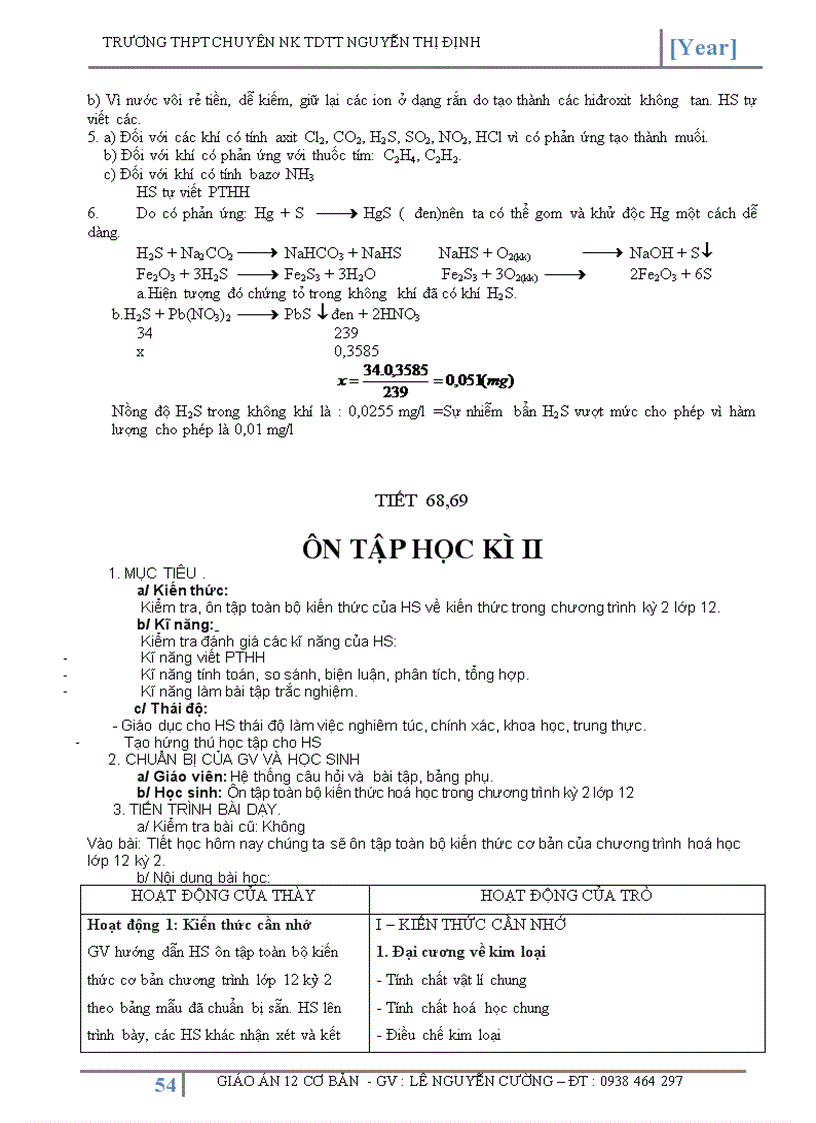 image for page Giao an hoa hoc 12 cb hk2