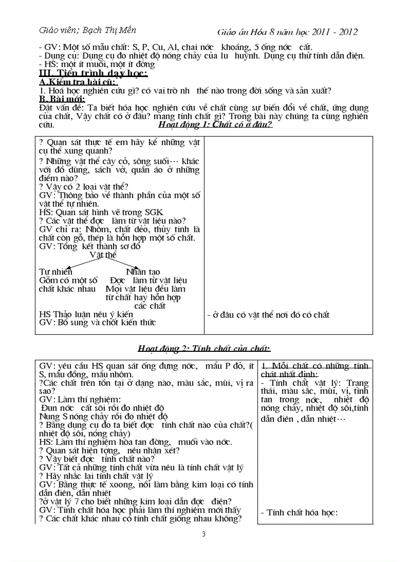 image for page Giao an hoa hoc 8 Bach Thi Men