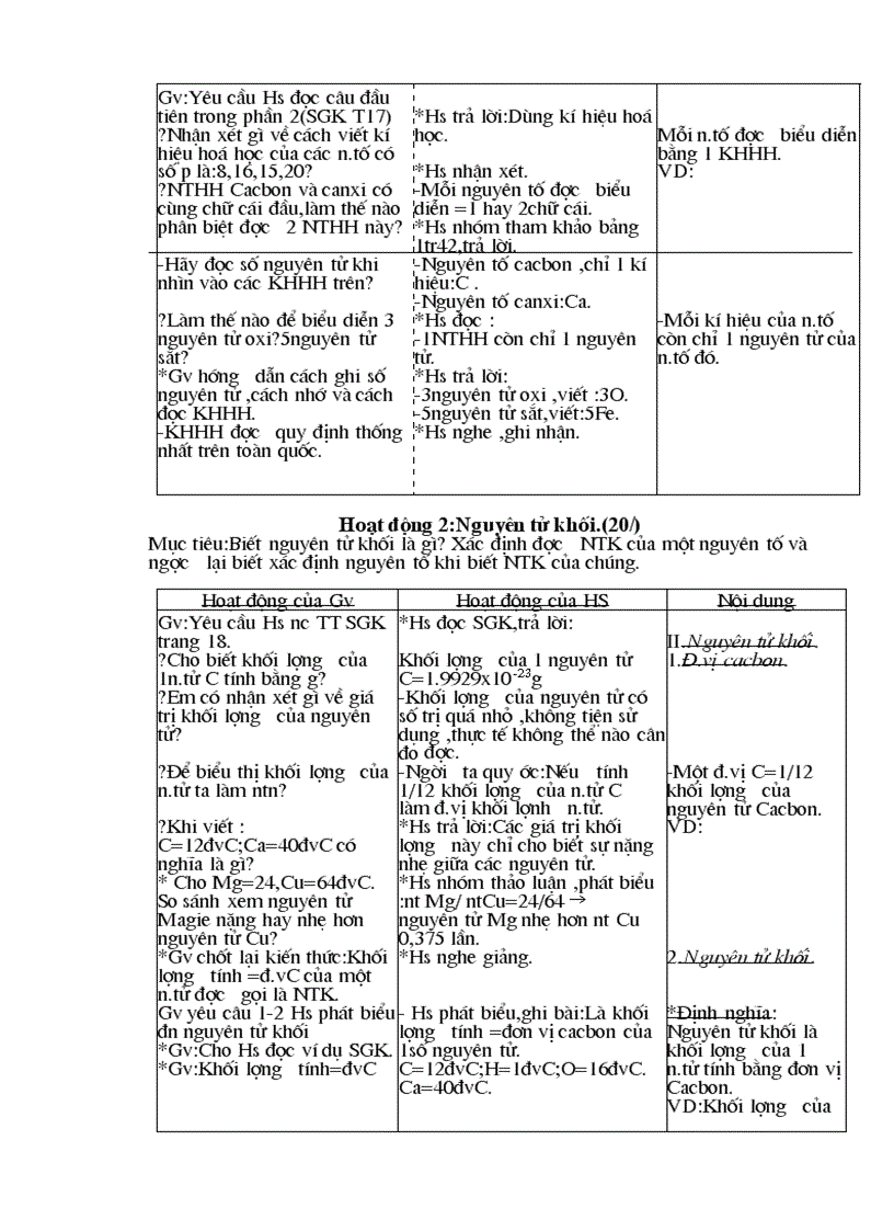 image for page Giáo án Hóa học 8 cả năm chuẩn KTKN 3 cột