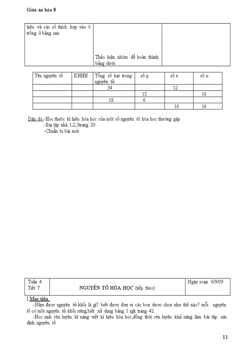 image for page Giáo án hóa học 8 chi tiết