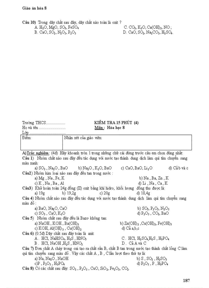 image for page Giáo án hóa học 8 chi tiết