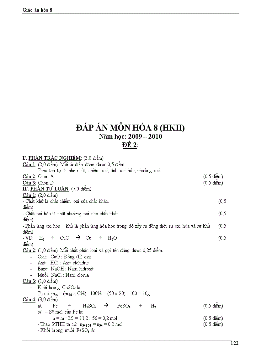 image for page Giao an hoa hoc 8 chuan khong can chinh